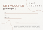 Mr. Potsy Gift Card