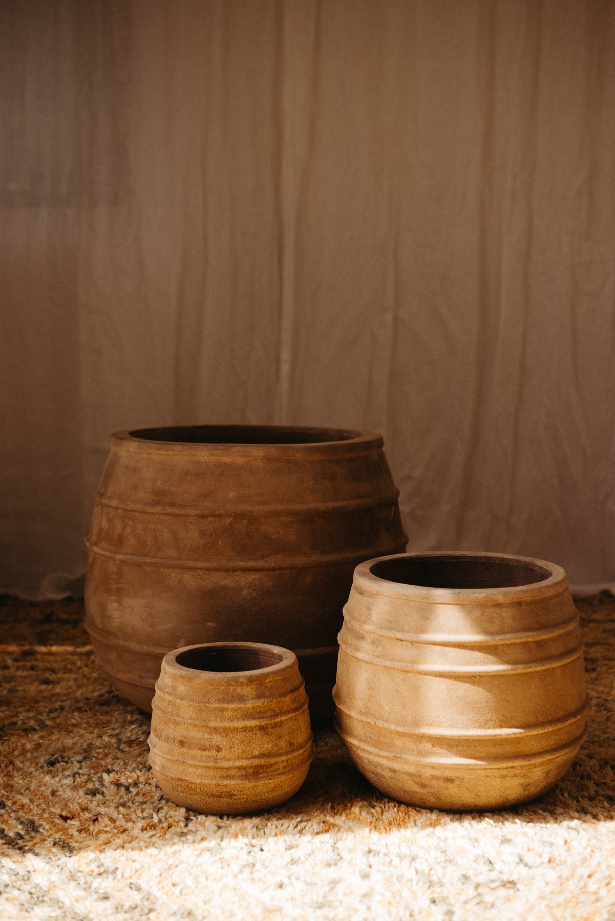 Antique Terracotta Morgan Pot Rings