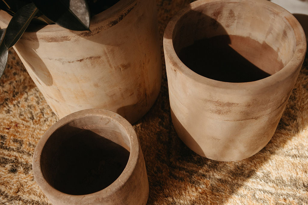 Antique Terracotta U-Planters