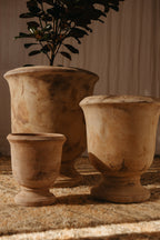 Antique Terracotta Bordeaux Anduze Urn