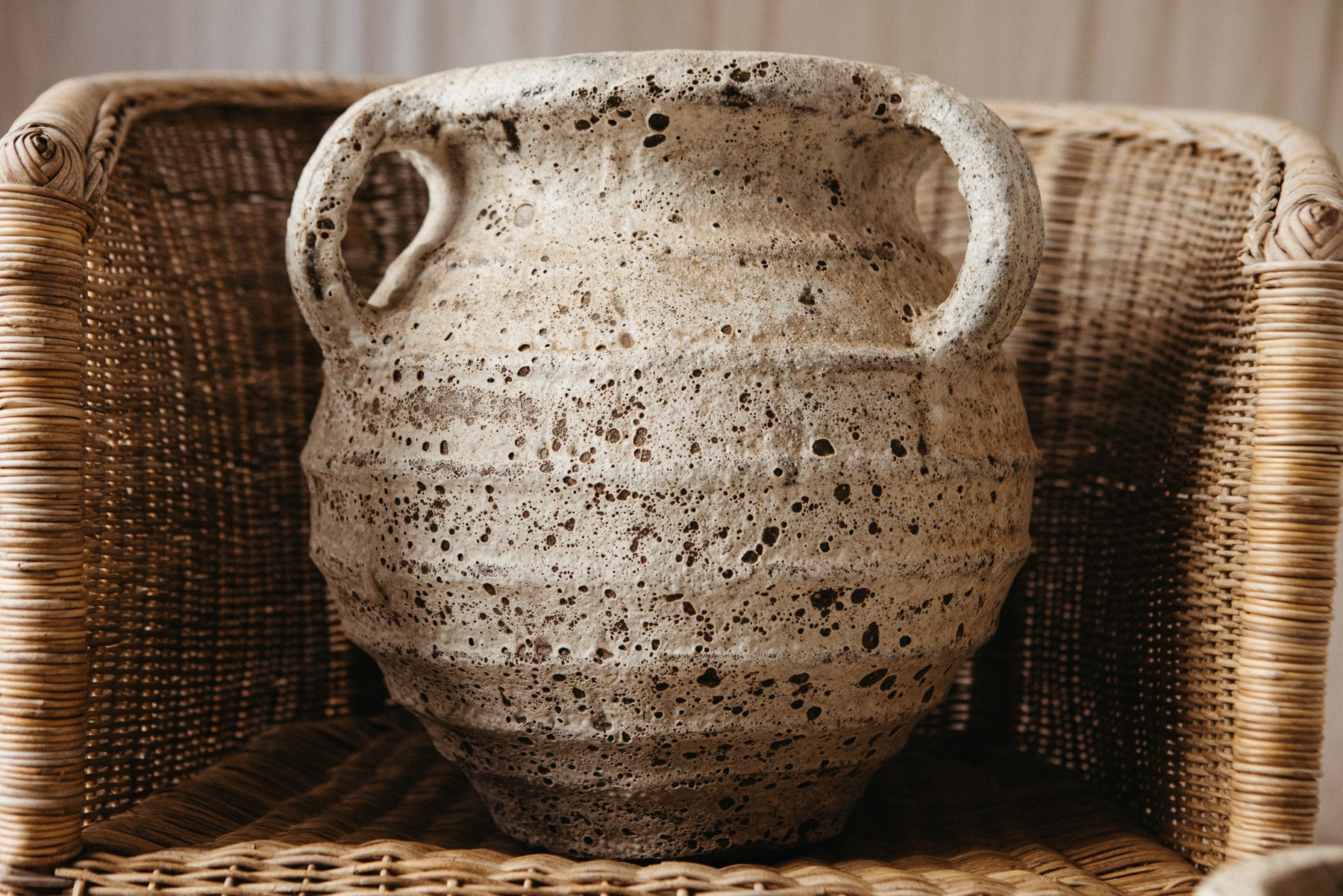 Ancient Bee Urn - White