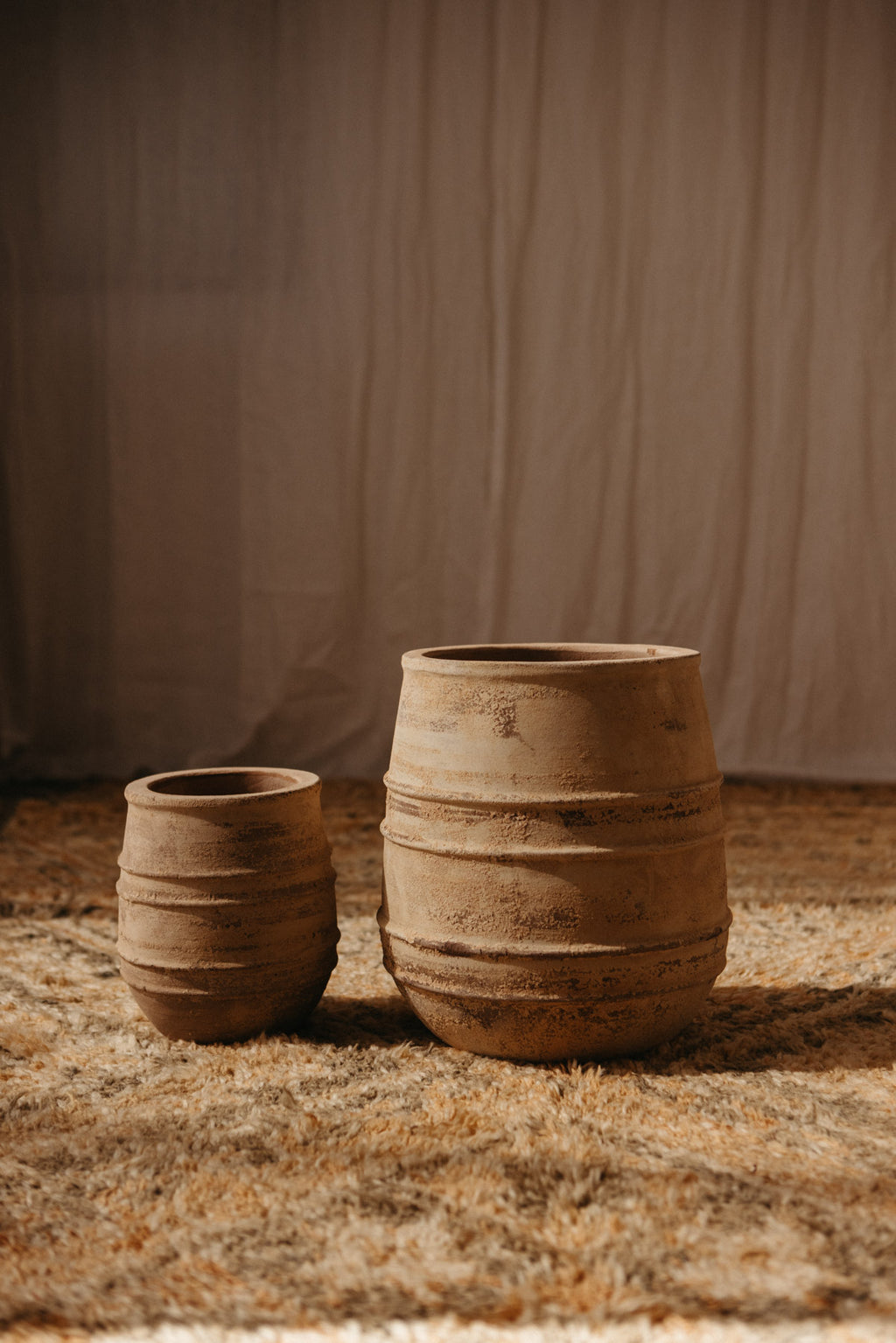 Antique Terracotta Belly Pots