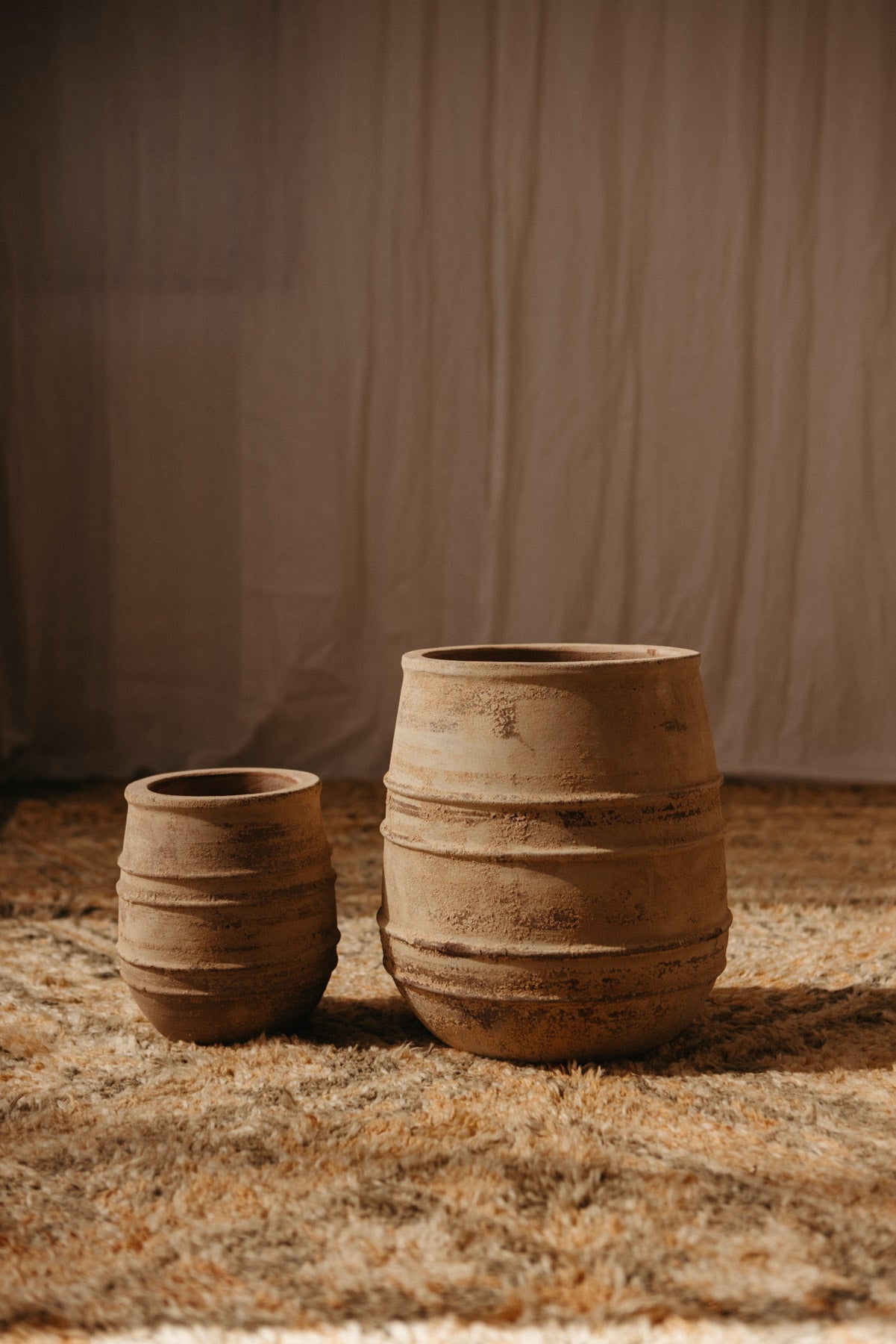 Antique Terracotta Belly Pots