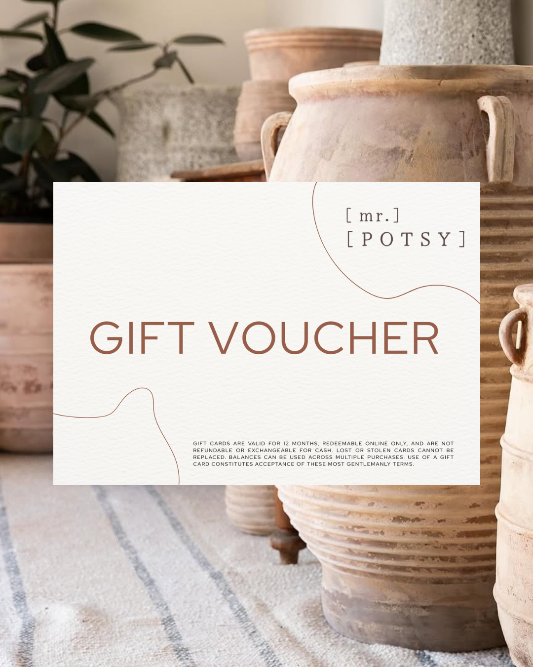 Mr Potsy Gift Card